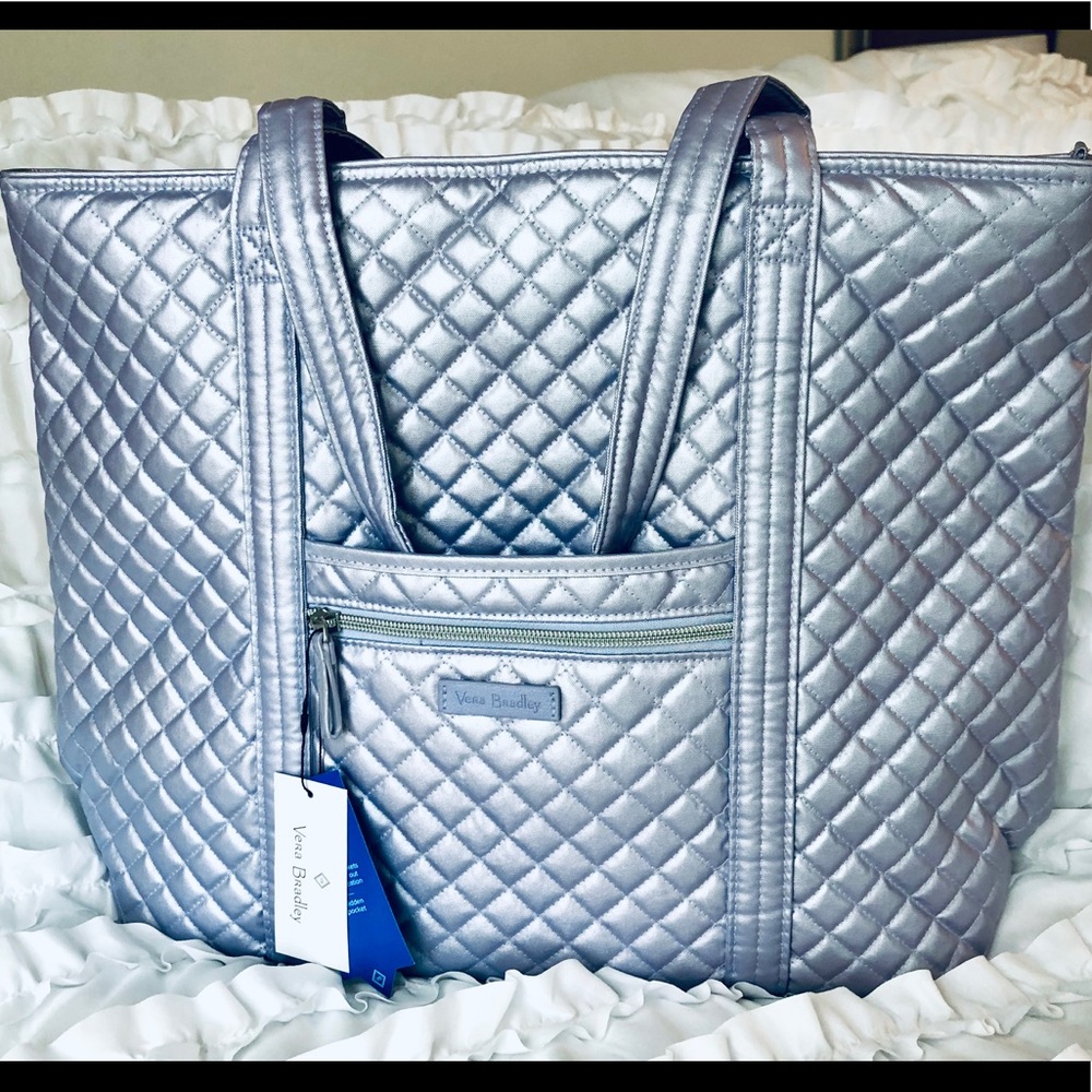 Vera Bradley Iconic Tote - NWT lavender pearl